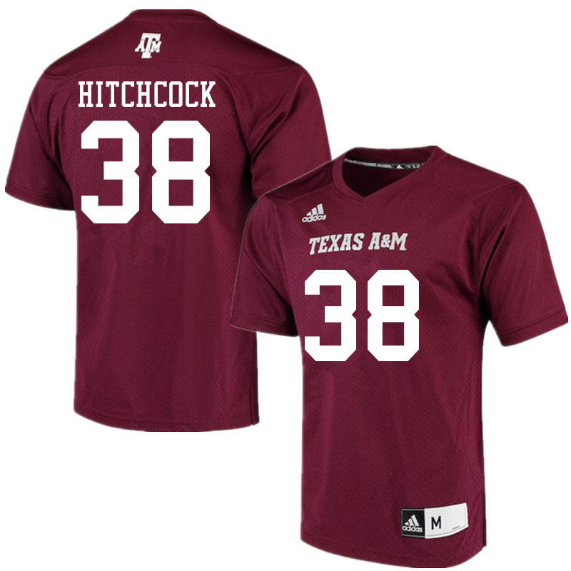 Men #38 Konnor Hitchcock Texas A&M Aggies College Football Jerseys Sale-Maroon Alumni Player - Click Image to Close